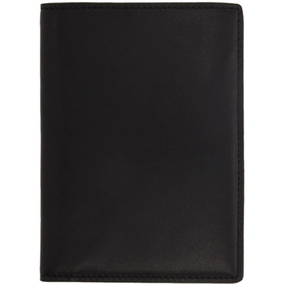 Shop Common Projects Black Folio Passport Holder In 7547 Black