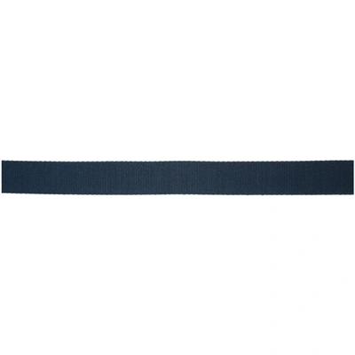 Shop Prada Blue Logo Nastro Belt