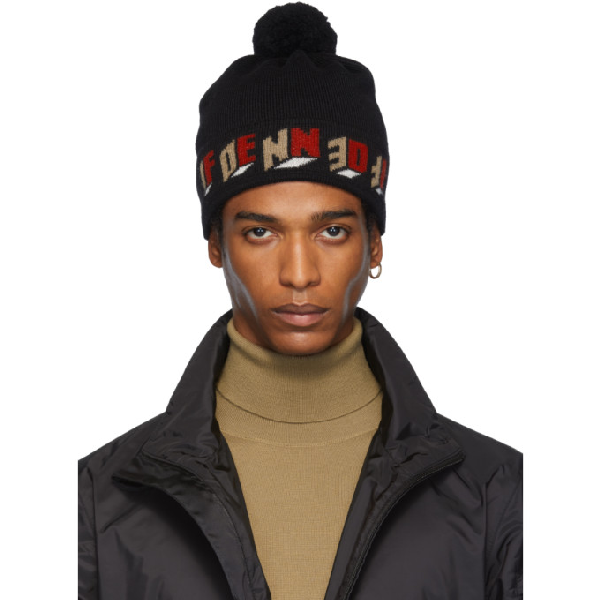 fendi monogram beanie