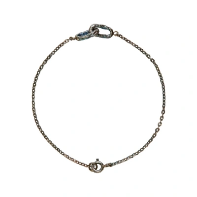 Shop Pearls Before Swine Silver Double Link Bracelet In .925 Silver