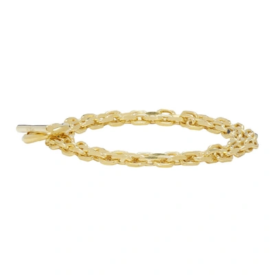 Shop All Blues Gold Polished Anchor Double Lap Bracelet