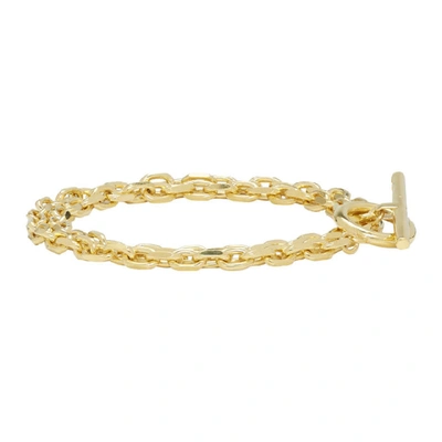 Shop All Blues Gold Polished Anchor Double Lap Bracelet