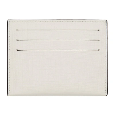 Shop Givenchy White Glow-in-the-dark Logo Card Holder In 100-wht