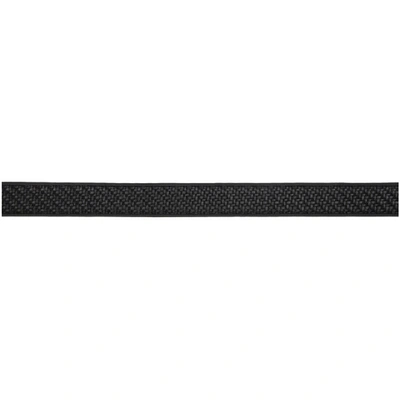 Shop Ermenegildo Zegna Reversible Black Braided H35 Belt In Ner