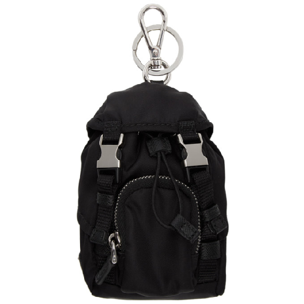 prada black mini backpack