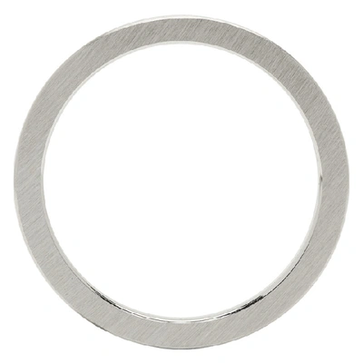 Silver Brushed 'Le 3 Grammes' Ring