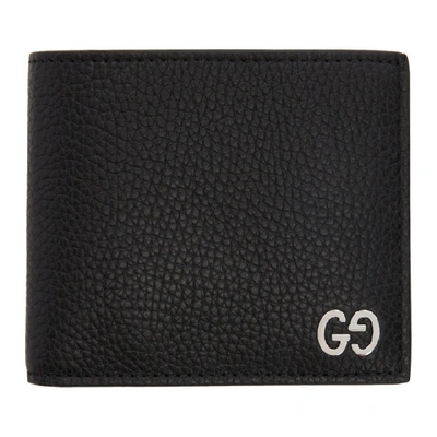 Shop Gucci Black Gg  Signature Wallet In 1000 Black