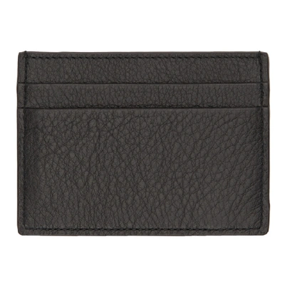 Shop Valentino Black  Garavani Vlogo Card Holder In Ner