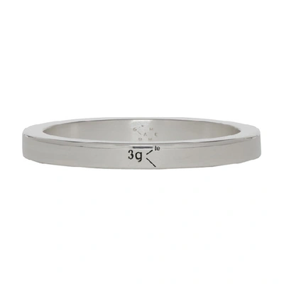 Shop Le Gramme Silver Polished 'le 3 Grammes' Ring
