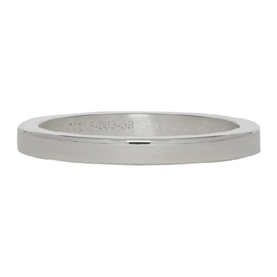 Shop Le Gramme Silver Polished 'le 3 Grammes' Ring