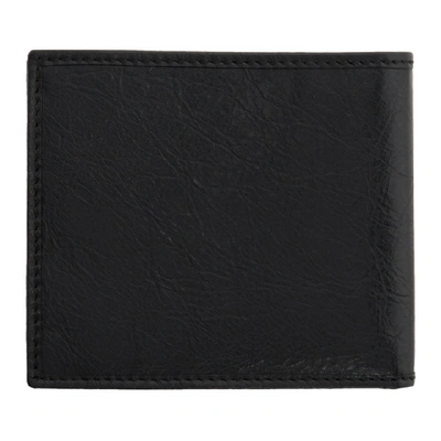 Shop Gucci Black Interlocking G Bifold Wallet In 1000 Black