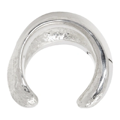 Shop Pearls Before Swine Silver Cuff Ring In .925 Silver