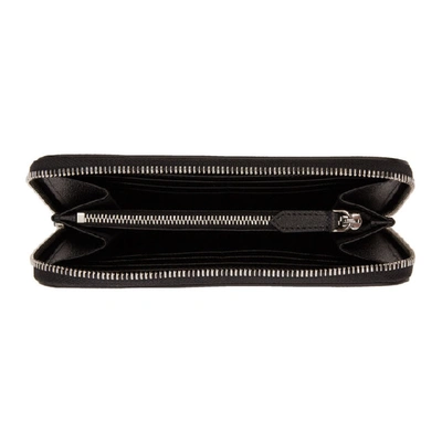 Shop Burberry Black Ziparound Wallet