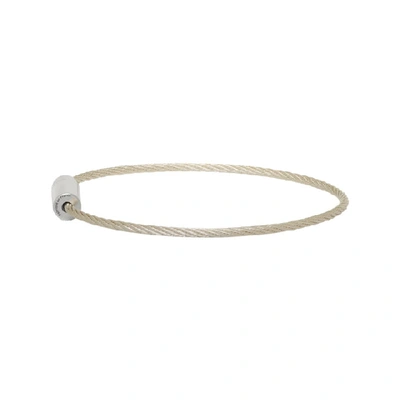 Shop Le Gramme Silver Slick Le 7 Grammes Cable Bracelet