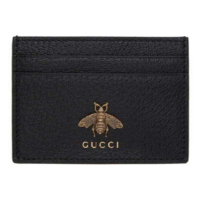 GUCCI 黑色蜜蜂卡包