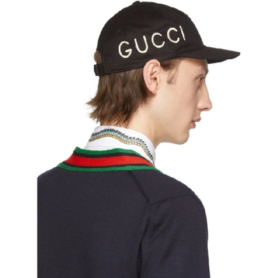 Shop Gucci Black 'loved' Cap