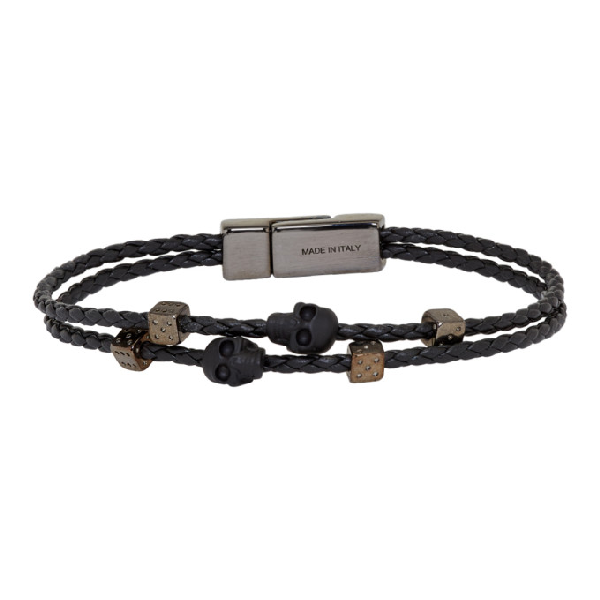 alexander mcqueen leather bracelets
