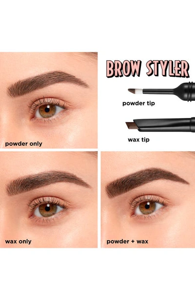 Shop Benefit Cosmetics Benefit Brow Styler Multitasking Pencil & Powder In 04 Warm Deep Brown