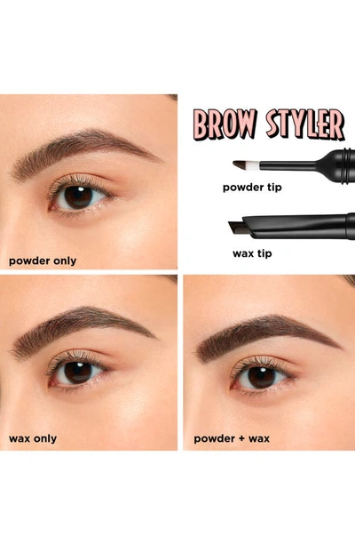 Shop Benefit Cosmetics Benefit Brow Styler Multitasking Pencil & Powder In 06 Cool Soft Black
