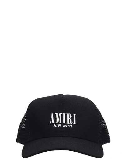 Shop Amiri Tricker Hat Hats In Black Cotton