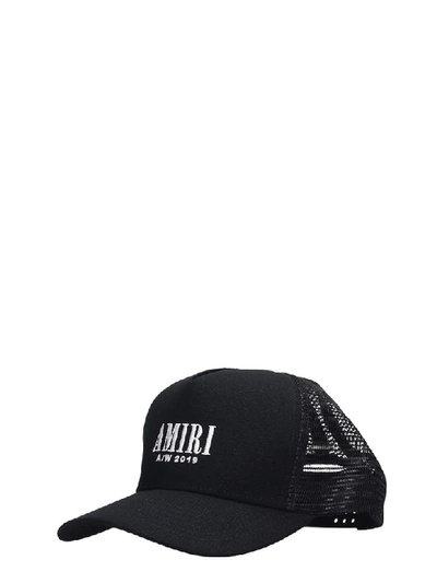 Shop Amiri Tricker Hat Hats In Black Cotton