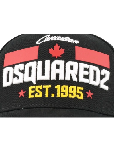 Shop Dsquared2 Baseball Cap In Nero