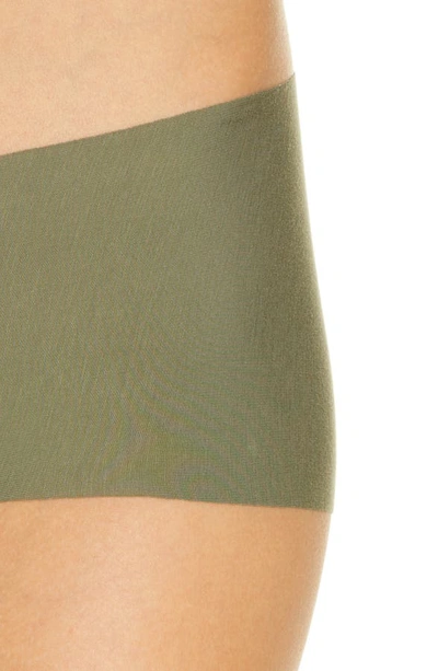 Shop Commando Butter Seamless Hipster Panties In Olive Leaf