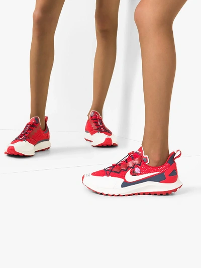 Shop Nike Red Air Zoom Pegasus 36 Trail Gyakusou Sneakers