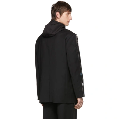 Shop Ader Error Black Zip Blazer