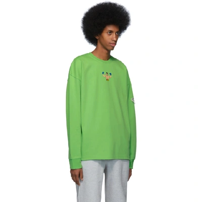 Shop Ader Error Green Scene Long Sleeve T-shirt In Neon Green