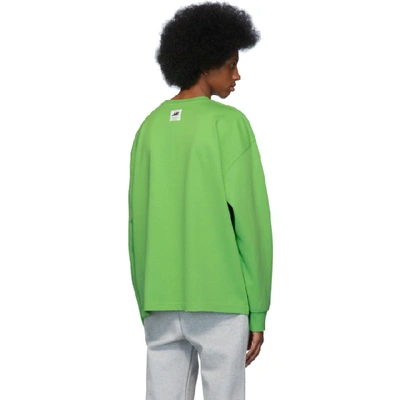 Shop Ader Error Green Scene Long Sleeve T-shirt In Neon Green