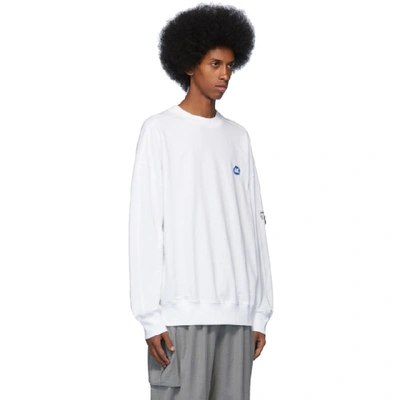 Shop Ader Error White Stone Logo Long Sleeve T-shirt