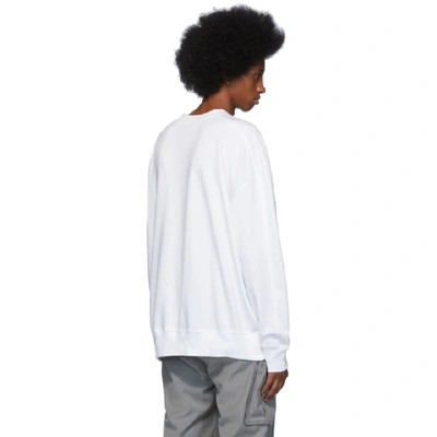 Shop Ader Error White Stone Logo Long Sleeve T-shirt