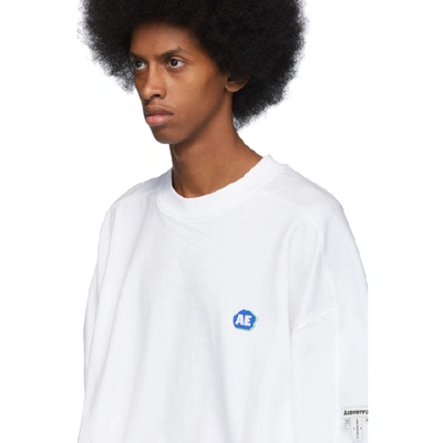 Shop Ader Error White Stone Logo Long Sleeve T-shirt