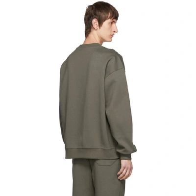 Shop Ader Error Grey Bros Sweatshirt In Charcoal