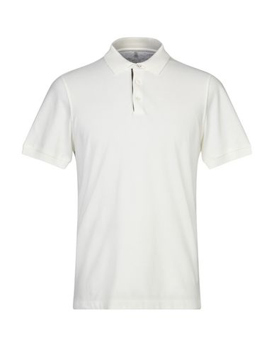 Brunello Cucinelli Polo Shirt In Ivory | ModeSens
