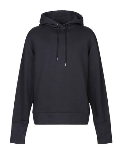 Shop A_plan_application Hooded Sweatshirt In Dark Blue