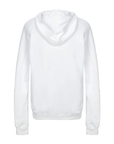 Shop Tom Rebl Hooded Sweatshirt In Ivory