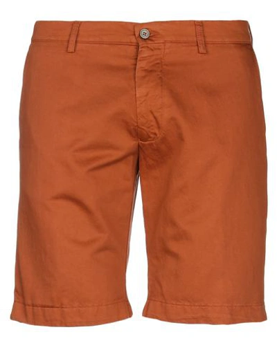 Shop Berwich Shorts & Bermuda Shorts In Rust