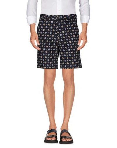 Shop Kenzo Shorts & Bermuda Shorts In Dark Blue