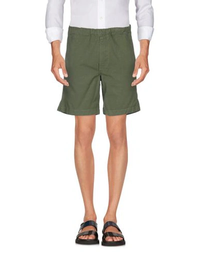 Shop Bellerose Shorts & Bermuda In Military Green