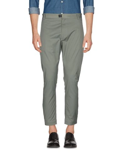 Shop Low Brand Pants In Military Green