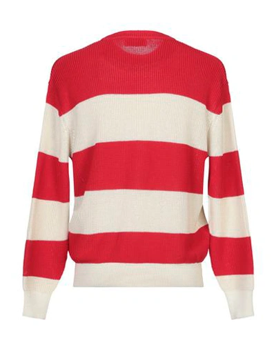 Shop Ami Alexandre Mattiussi Sweaters In Red