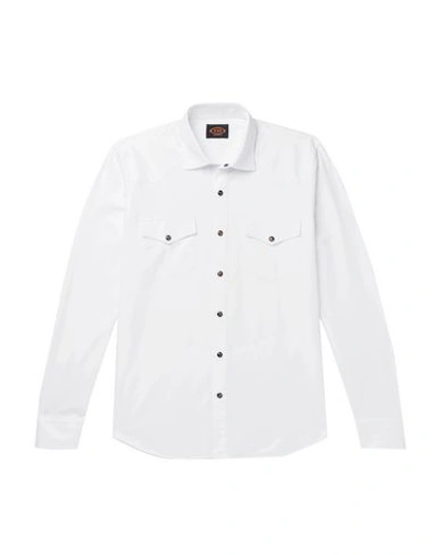 Shop Tod's Shirts In White