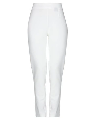 Shop Blugirl Folies Blugirl Blumarine Woman Pants White Size 6 Polyester, Rayon, Elastane