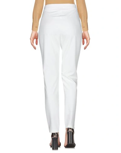 Shop Blugirl Folies Blugirl Blumarine Woman Pants White Size 6 Polyester, Rayon, Elastane