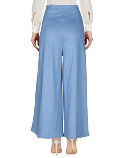 Shop Ottod'ame Pants In Pastel Blue
