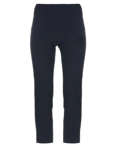 Shop Ottod'ame Casual Pants In Dark Blue