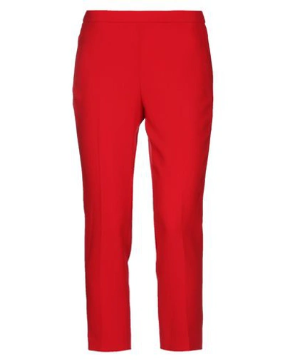 Shop Theory Woman Pants Red Size 4 Triacetate, Polyester