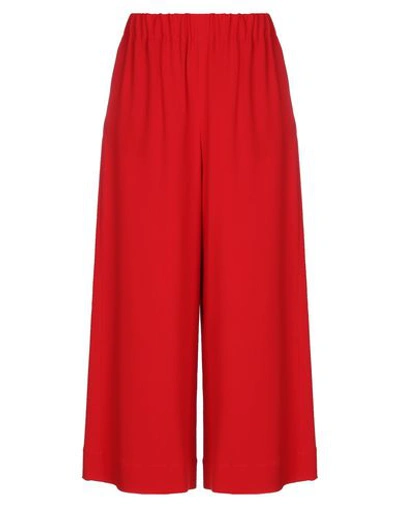 Shop Slowear Incotex Woman Pants Red Size 8 Acetate, Silk